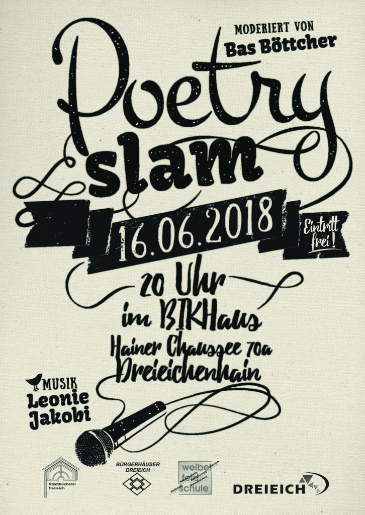 Poetry Slam Workshop und open stage